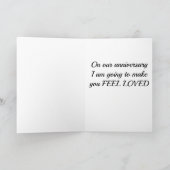 IK ZAL ME GELIEFD VOELEN OP HET JUBILEUM KAART (Binnen)