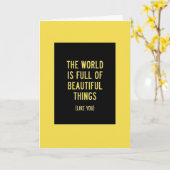 IK ZAL ME GELIEFD VOELEN OP HET JUBILEUM KAART (Gele Bloem)