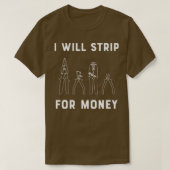 Ik zal me inzetten voor geld- en internettechnicus t-shirt (Design voorkant)