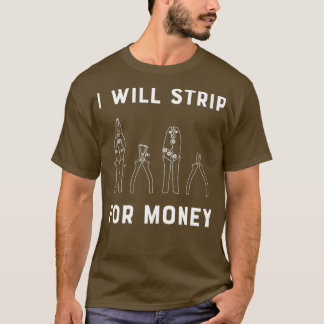Ik zal me inzetten voor geld- en internettechnicus t-shirt