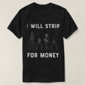 Ik zal me inzetten voor geld- en internettechnicus t-shirt (Design voorkant)