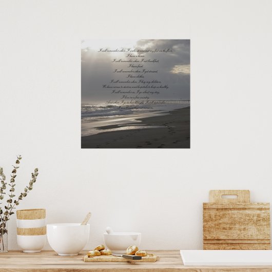 Ik zal me Poster herinneren (Keuken)