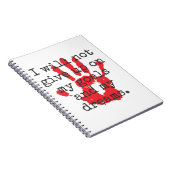 Ik zal mijn doelen niet opgeven - Inspirerend Quo Notitieboek (Rechterzijde)