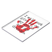 Ik zal mijn doelen niet opgeven - Inspirerend Quo Notitieboek (Linkerzijde)