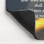 Ik zal mijn geest Joel 228, Bijbelversie uitgieten Muismat (Hoek)