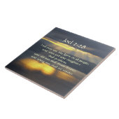 Ik zal mijn geest Joel 228, Bijbelversie uitgieten Tegeltje (Zijkant)