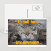 Ik zal MIJN INKOMST hebben. Briefkaart (Voorkant / Achterkant)