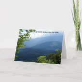 Ik zal mijn ogen opheffen kaart (Voorkant)