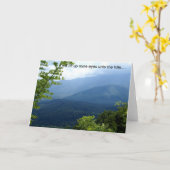 Ik zal mijn ogen opheffen kaart (Gele Bloem)