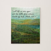 Ik zal mijn ogen optillen legpuzzel (Verticaal)