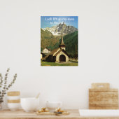 Ik zal mijn ogen optillen naar de heuvels poster (Keuken)