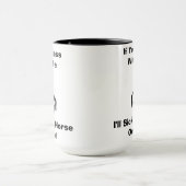 Ik zal mijn paard op je Mok slaan (Midden)