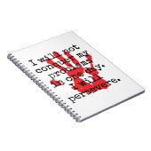 Ik zal mijn problemen niet overwinnen - Inspireren Notitieboek (Rechterzijde)