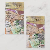 Ik zal mijn weg nooit verlaten visitekaartje (Voorkant / Achterkant)