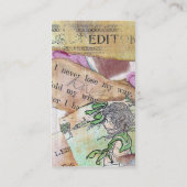 Ik zal mijn weg nooit verlaten visitekaartje (Achterkant)