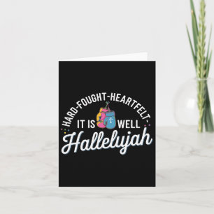Ik zal mijn zwaarbevochten oprechte halleluja bren kaart
