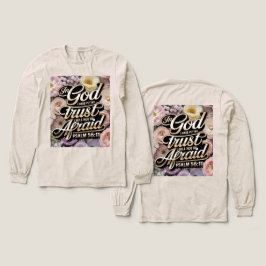 Ik Zal Niet Bang Zijn Dames Tri-Blend Shirt