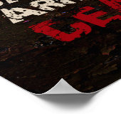 Ik zal niet door het leven glippen poster (Hoek)