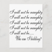 Ik zal niet eng zijn............ Wie ben ik? Briefkaart (Voorkant)