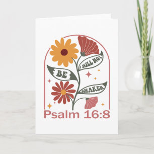 Ik zal niet geschud worden door het Bijbelvers Wil Kaart