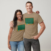 Ik zal niet op de hamster plassen t-shirt (Unisex)