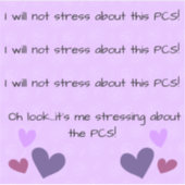 Ik zal niet over deze PCS spreken Sticker (Voorkant)