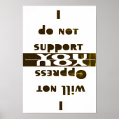 Ik zal niet... poster (Voorkant)