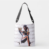 Ik zal niet Settle. - Crossbody Tas (Voorkant)