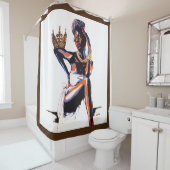 Ik zal niet Settle. - Douchegordijn (In situ)