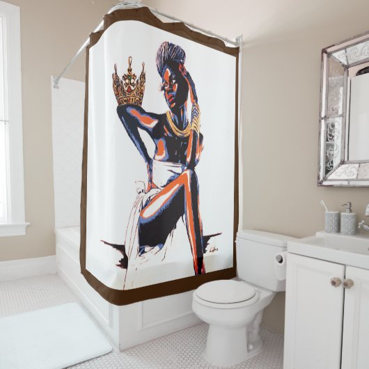 Ik zal niet Settle. - Douchegordijn (In situ)