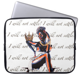 Ik zal niet Settle. - Laptop Sleeve