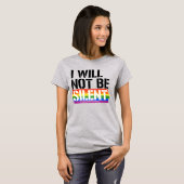 IK ZAL NIET SILENT ZIJN T-SHIRT (Voorkant volledig)