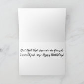 IK ZAL NIET SPELEN EN GEWOON "ZEGGEN" GELUKKIGE VE KAART (Binnen)