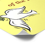 Ik zal niet sterven, maar ik woon Psalms 118 Poster (Hoek)