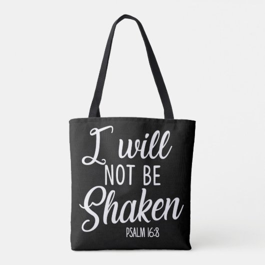 Ik zal niet van mijn Tas geschud worden (Achterkant)