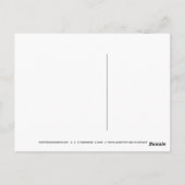 " ik zal niet wachten " briefkaart (Achterkant)