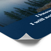 Ik zal niet worden geschud poster (Hoek)