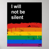 Ik zal niet zwijgen poster (Voorkant)