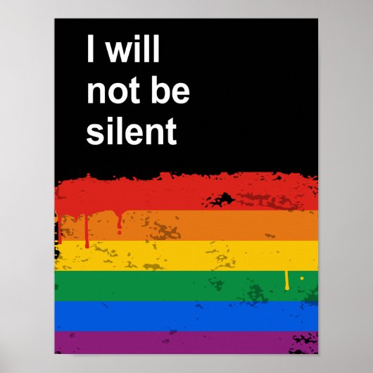 Ik zal niet zwijgen poster (Voorkant)