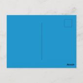 Ik zal nooit Comic slapen Briefkaart (Achterkant)