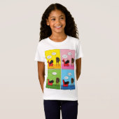 Ik zal nooit Comic slapen T-shirt (Voorkant volledig)