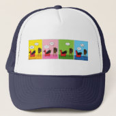 Ik zal nooit Comic slapen Trucker Pet (Voorkant)