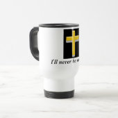 Ik zal nooit geschud worden. reisbeker (Voorkant links)