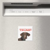 Ik zal nooit met Donald Trump meegaan. Magneet (Insitu (Vaatwasser))