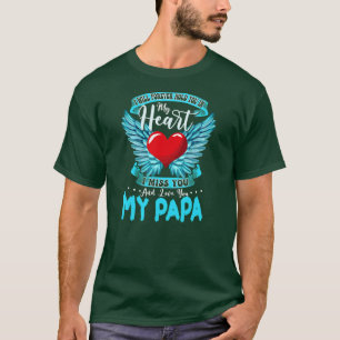 Ik zal nooit m'n papieren in m'n hart houden. t-shirt