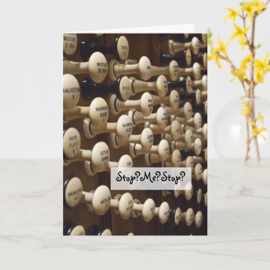 "Ik zal nooit stoppen met van je te houden" orgelk Kaart (Gele Bloem)