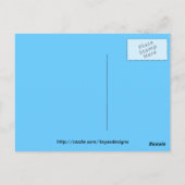Ik zal ontwerp van het originele schilderen verwer briefkaart (Achterkant)