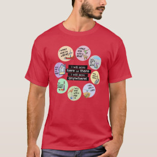 Ik zal overal Acro Beperkte Editie AcroYoga meisje T-shirt