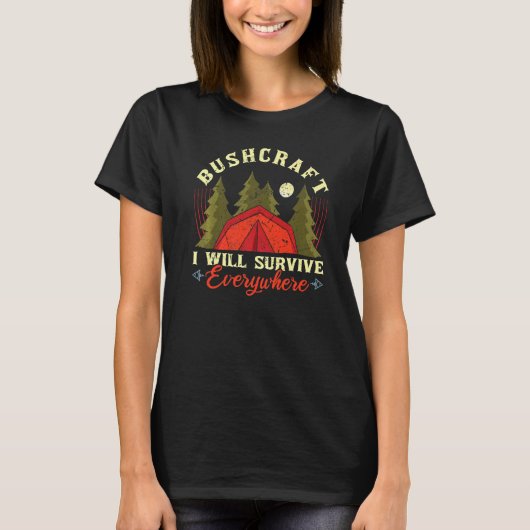 Ik zal overal overleven. t-shirt (Voorkant)