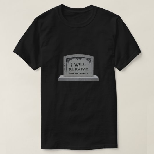 Ik zal overleven - een MisterP Shirt (Design voorkant)